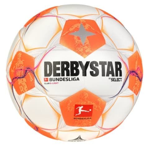 10er Paket Derbystar Bundesliga Club S-Light v24 Trainingsball weiß/orange 4