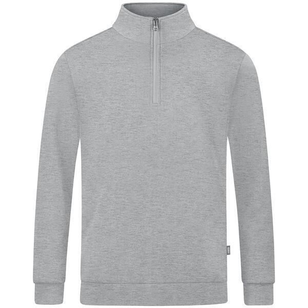 JAKO Ziptop Organic , L, hellgrau meliert