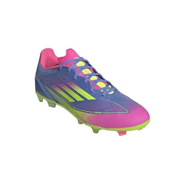 adidas F50 LEAGUE FG/MG Fussballschuhe blau/gelb/pink 13 (48 2/3 EU)