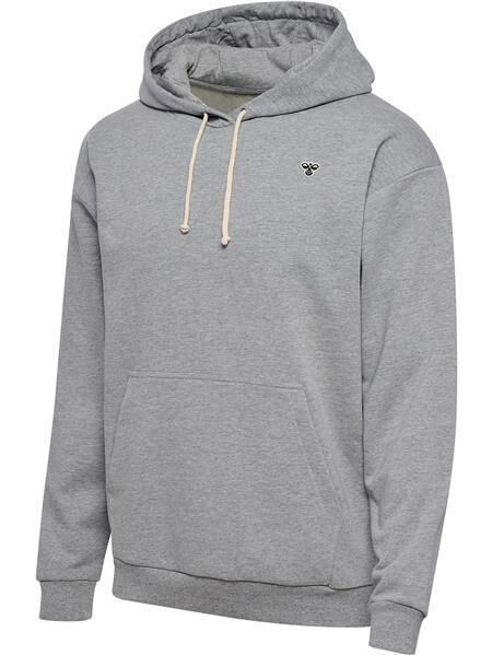 Hummel hmlLOOSE HOODIE BEE - GREY MELANGE - M