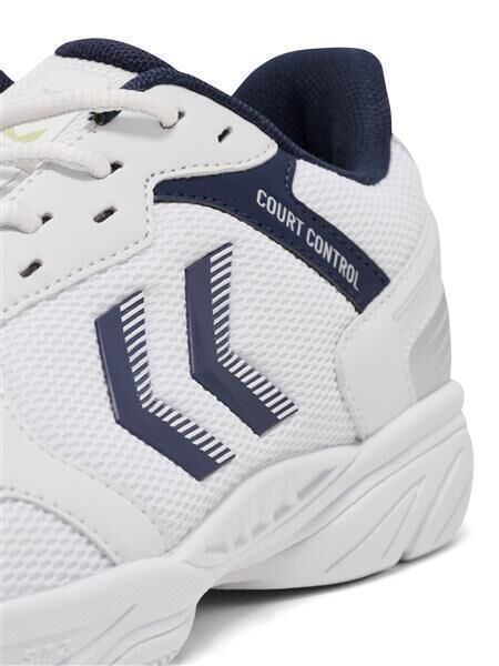 HUMMEL COURT CONTROL II - WHITE/BLACK IRIS - 36