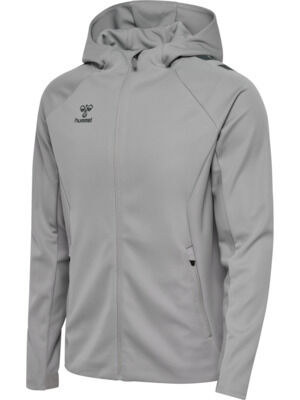 HUMMEL hmlCIMA 2.0 ZIP HOODIE - ALLOY - 2XL