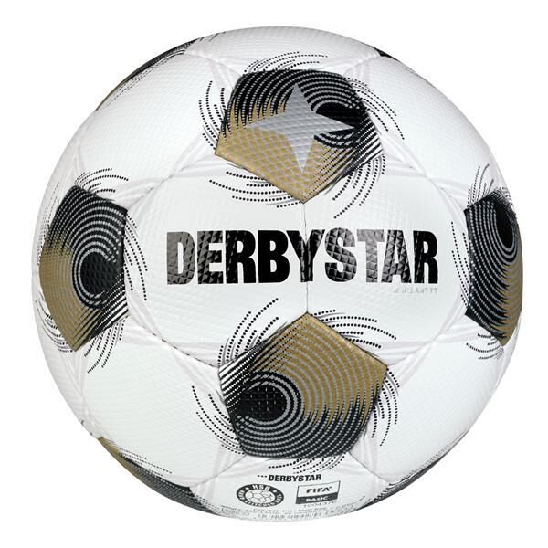 10er Ballpaket Derbystar FB-BRILLANT TTv25 Trainingsball - weiss/gold/silber - 5
