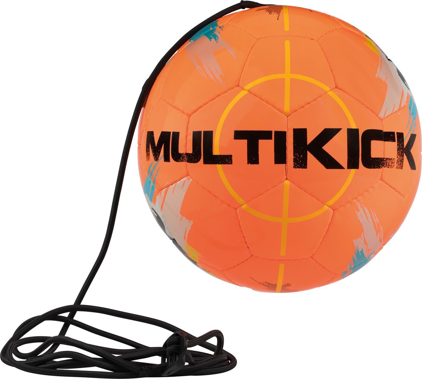 Derbystar MINIBALL MULTIKICK PRO - orange/gelb - 47 cm