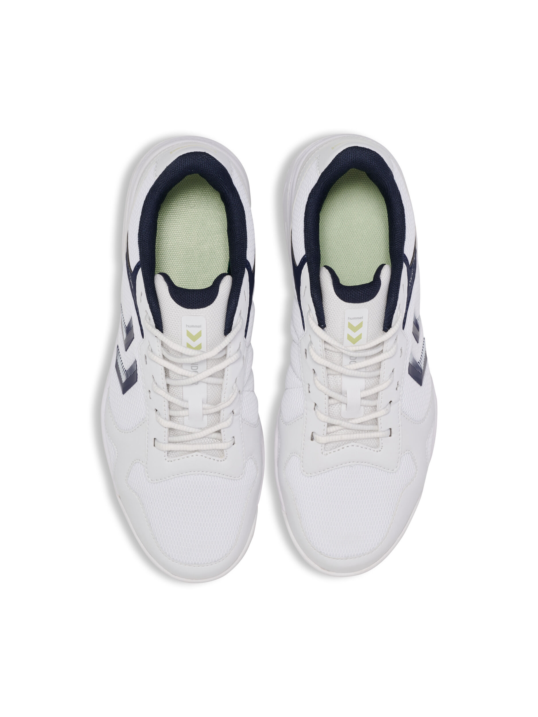 HUMMEL COURT CONTROL II - WHITE/BLACK IRIS - 36,5