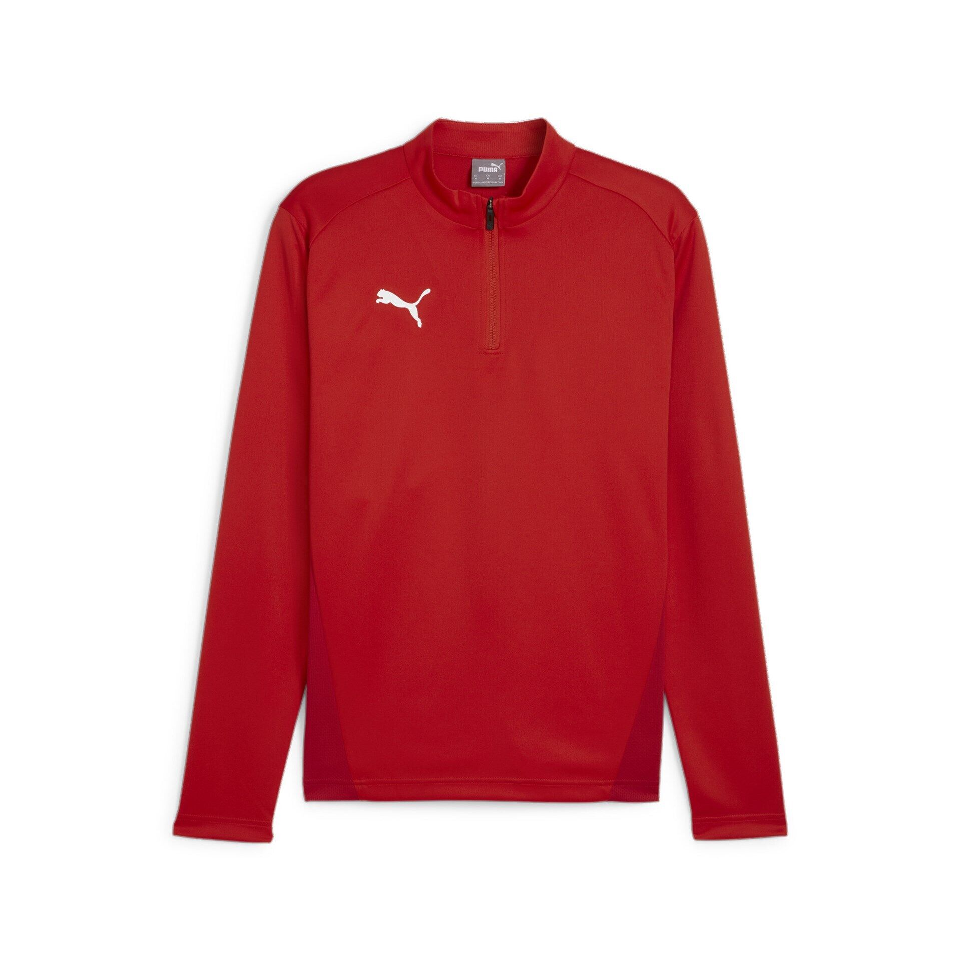 Puma teamGoal Training 1/4 Zip Top puma red-puma white-fast red L