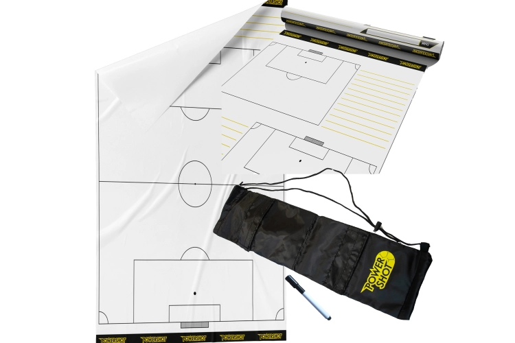 20er-Set Fußball-Taktikfolie mit Tasche