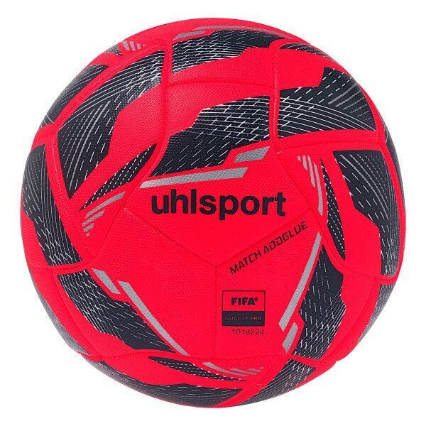 3er Ballpaket Uhlsport Match Adglue Ball Spielball rot/marine/silber 5