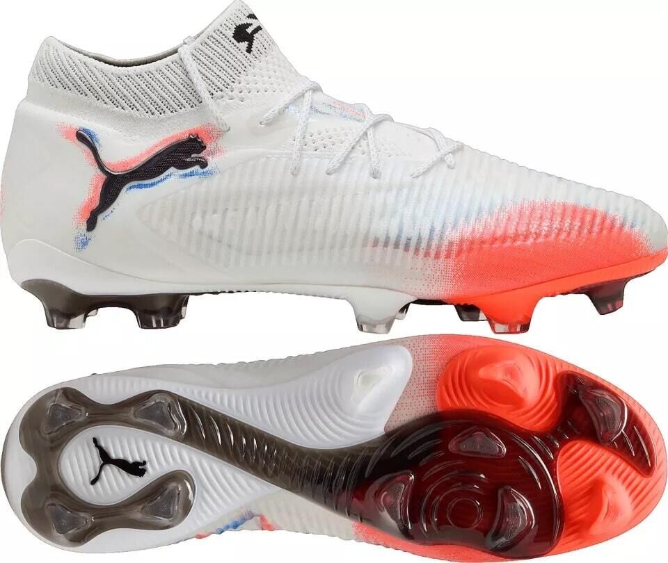 Puma Future 8 Ultimate FG Fussballschuhe puma white-puma black-glowing red 40