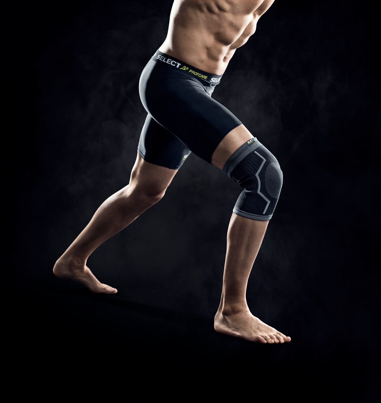 Select Elastische Kniebandage schwarz M