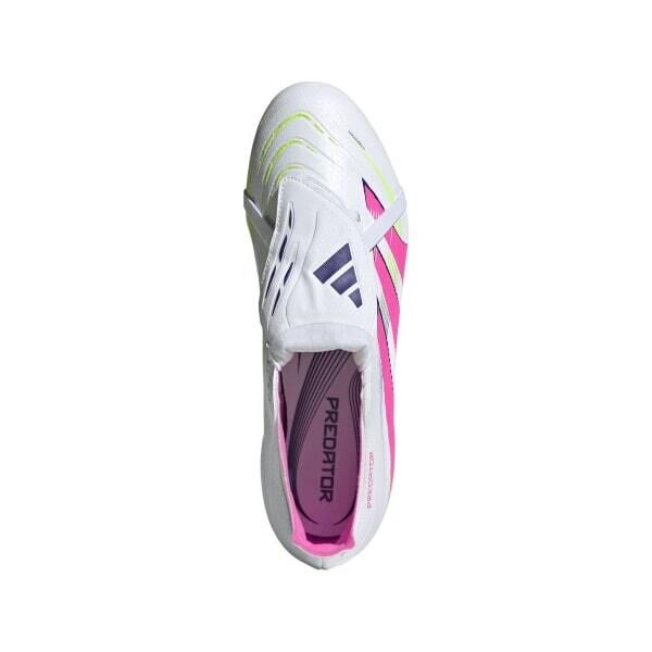 adidas PREDATOR LEAGUE FT FG/MG Fussballschuhe weiß/pink/gelb 13 (48 2/3 EU)
