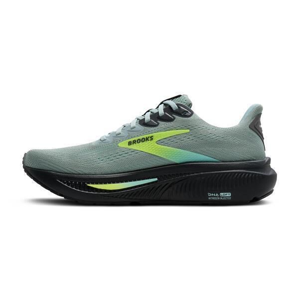 BROOKS Ghost 17 Herren Laufschuhe gray mist/yucca/nightlife 43