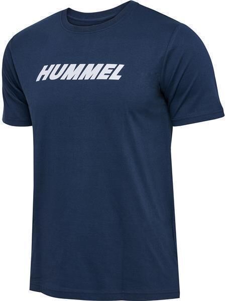 HUMMEL hmlELEMENTAL LOGO COTTON TEE - DRESS BLUES - M