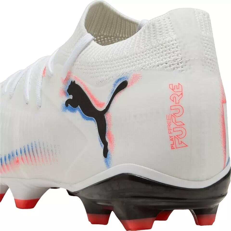Puma Future 8 Match FG/AG Fussballschuhe puma white-puma black-glowing red 48