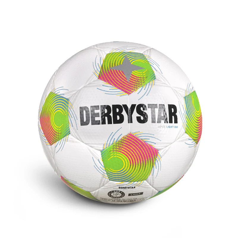 Derbystar FB-APUS LIGHT 350 v26 Jugend Trainingsball weiß/grün/pink 5