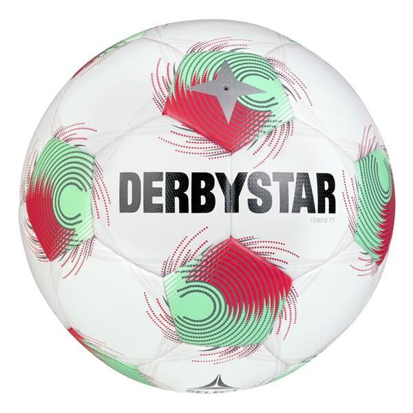 Kopie von Derbystar FB-TEMPO TT Trainingsball- weiss/rot/grün - 5 #1