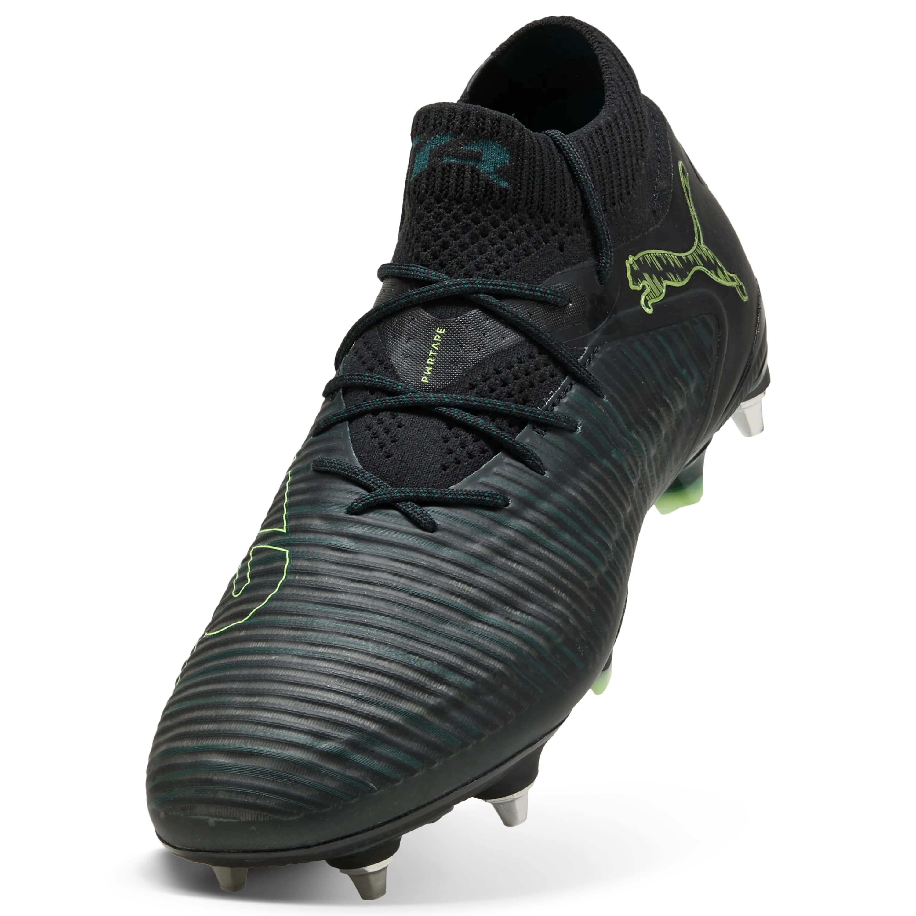 Puma Future 8 Ultimate MxSG Fussballschuhe puma black-fizzy light-green terrain 48