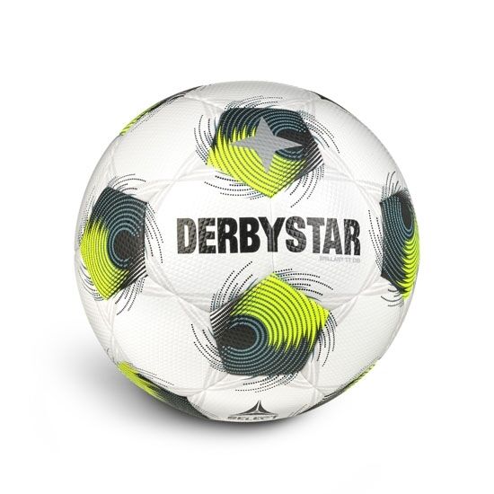 10er Ballpaket Derbystar Brillant TT v26 Trainingsball Gr.5 weiß/grün/gelb