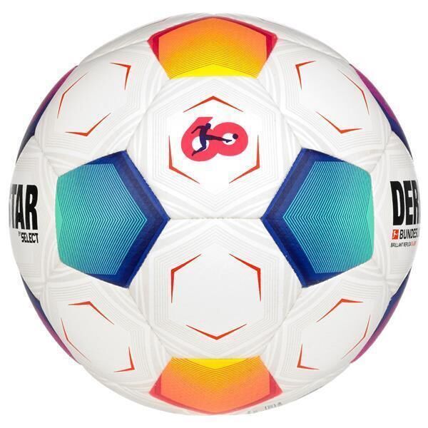 10er Ballpaket Derbystar Bundesliga Brillant Replica s-light v23 Trainingsball weiß/bunt 4