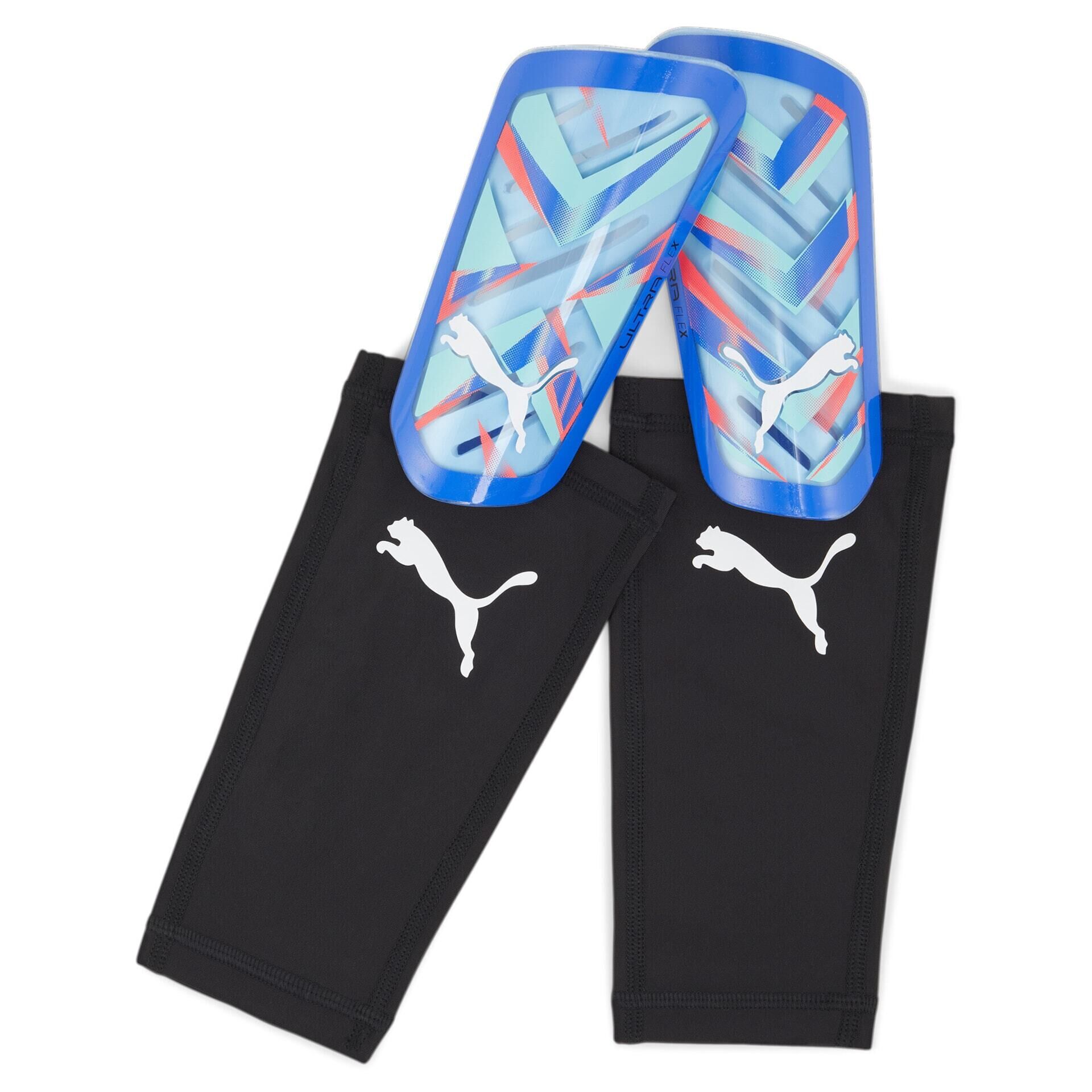 Puma Ultra Flex Sleeve Schienbeinschoner bluemazing-electric peppermint L