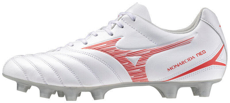 Mizuno Corporation Monarcida Neo III Select  (U) Fussballschuhe white/radiant Red 43