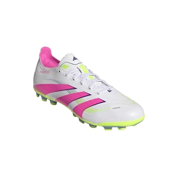 adidas PREDATOR LEAGUE 2G/3G AG Fussballschuhe weiß/pink/gelb 13 (48 2/3 EU)