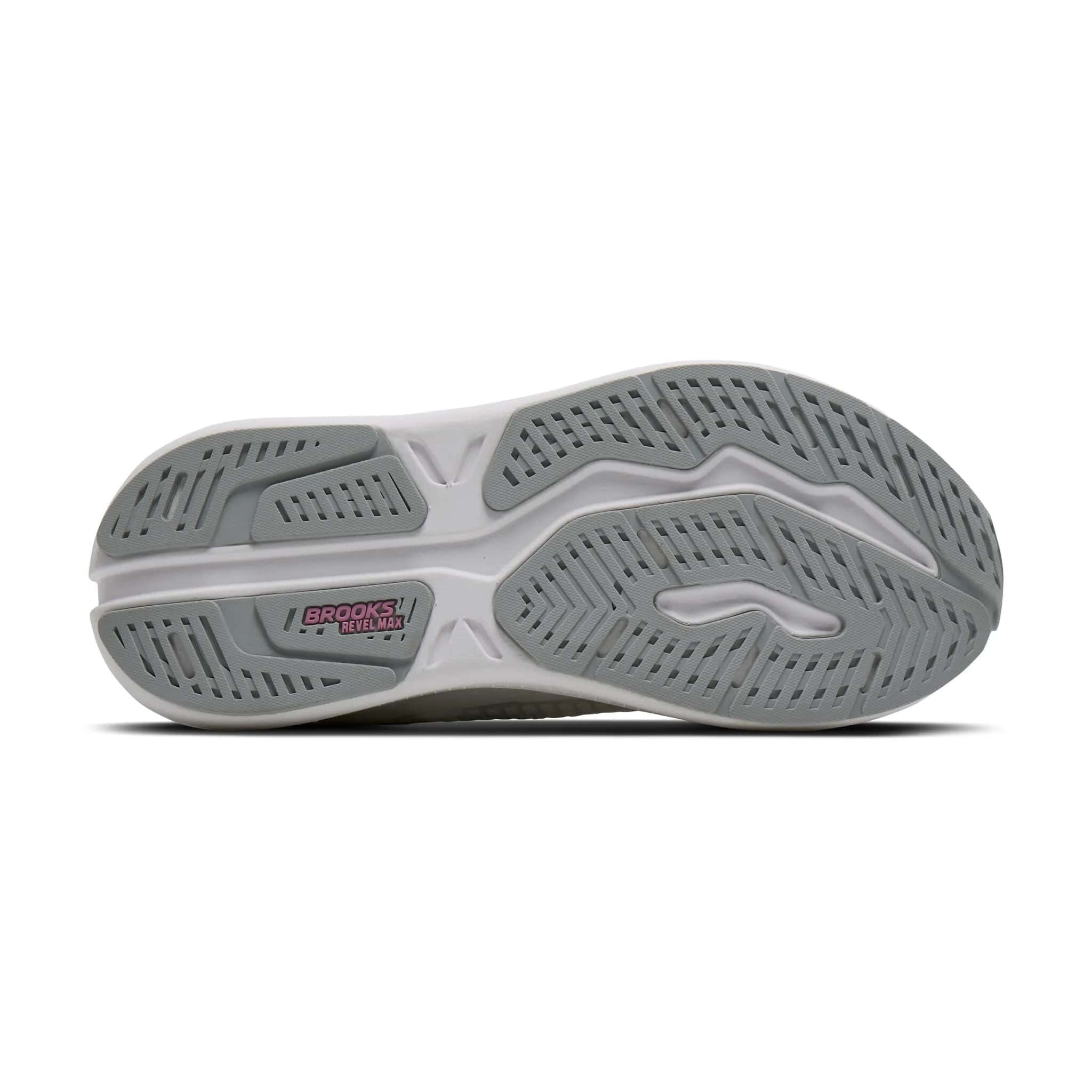 BROOKS Reval Max Damen Laufschuhe white/harbor mist/metallic 43