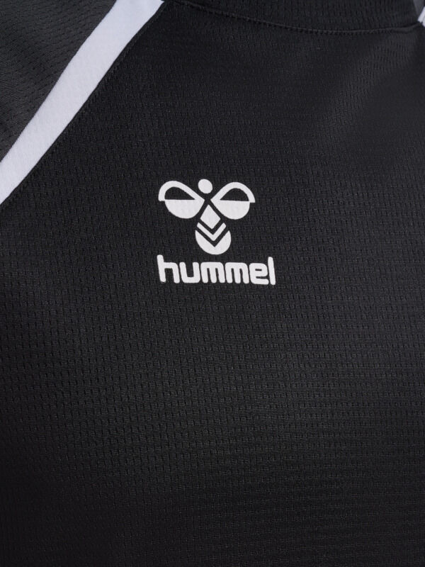 HUMMEL hmlLEAD 2.0 JERSEY S/S - BLACK/ASPHALT - 2XL