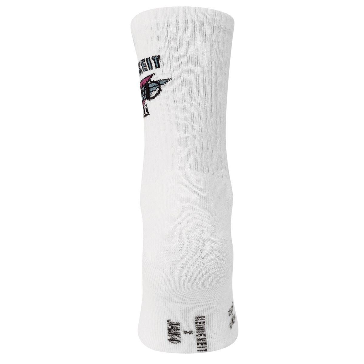 Retroragende Socken 2er Pack weiß 47-50