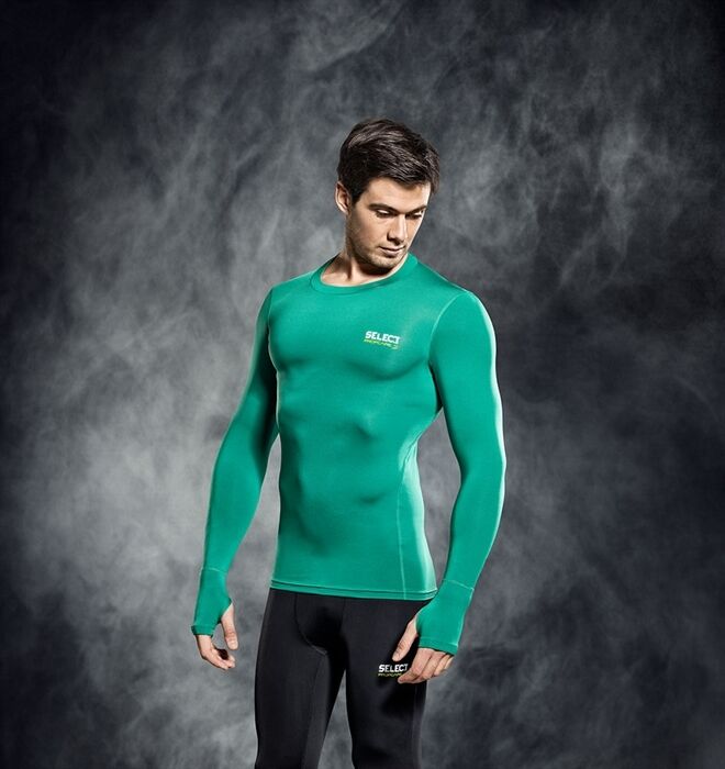 SELECT KOMPRESSIONSSHIRT L/S 6902 grün L SELECT KOMPRESSIONSSHIRT L/S 6902