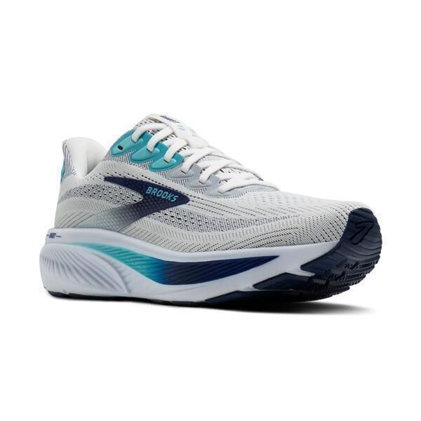 BROOKS Ghost 17 Laufschuhe Herren white/beacon blue/lpanema 47,5