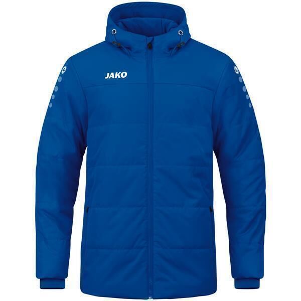 JAKO Coachjacke Team mit Kapuze 4XL Royal