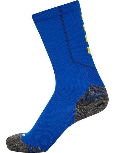 HUMMEL hmlPRO TRAINING SOCKS LOW - TRUE BLUE/BLAZING YELLOW - 35/38