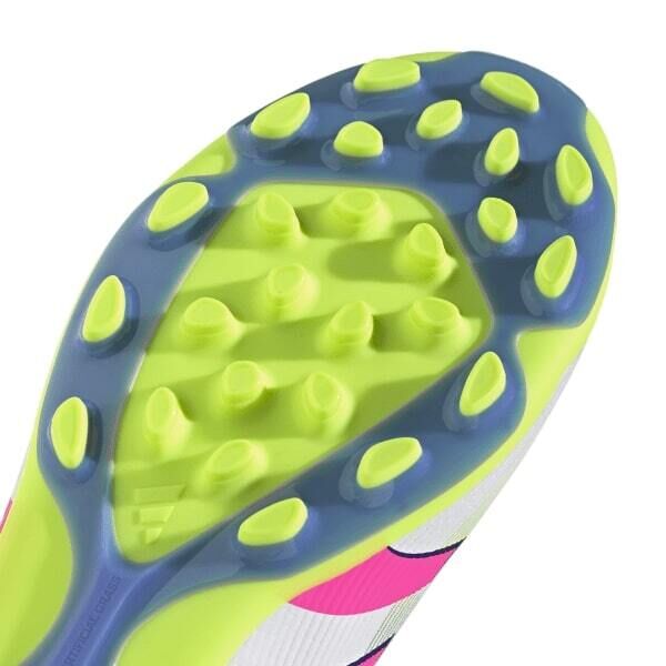 adidas PREDATOR LEAGUE 2G/3G AG Fussballschuhe weiß/pink/gelb 13 (48 2/3 EU)