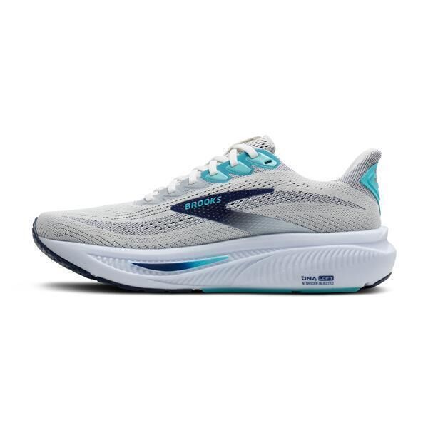 BROOKS Ghost 17 Laufschuhe Herren white/beacon blue/lpanema 47,5