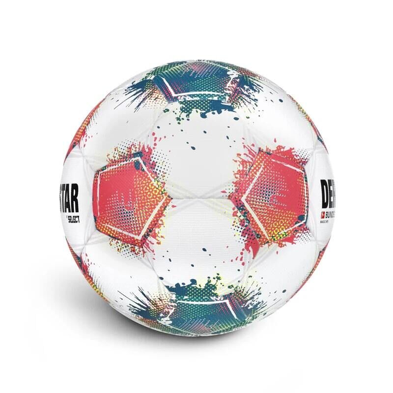 10er Ballpaket Derbystar Bundesliga Magic APS v25 weiß/rot/grün 5