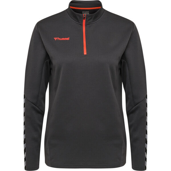 Hummel hmlAUTHENTIC HALF ZIP SWEATSHIRT WOMAN ASPHALT M