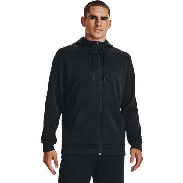 Under Armour UA Armour Fleece FZ Hoodie-BLK Schwarz XXL