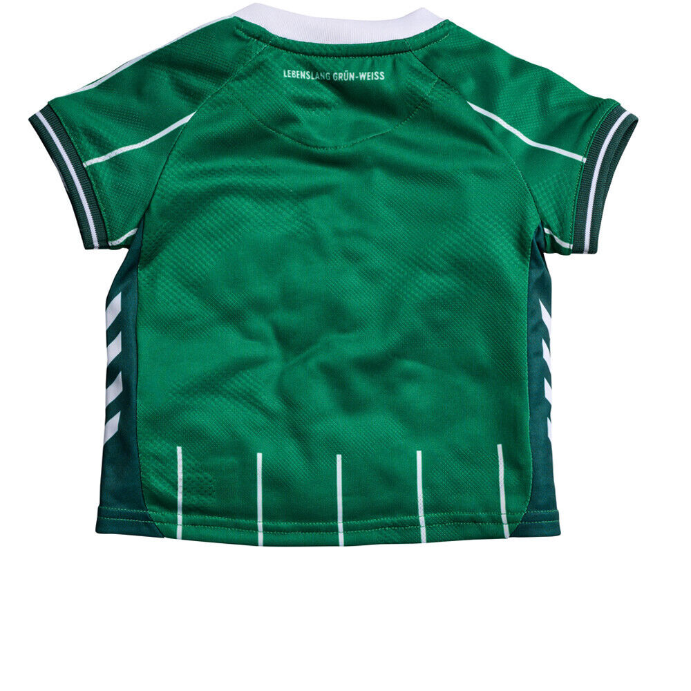 Hummel Werder Bremen Heimtrikot Mini Kit Saison 2025/2026 grün 104