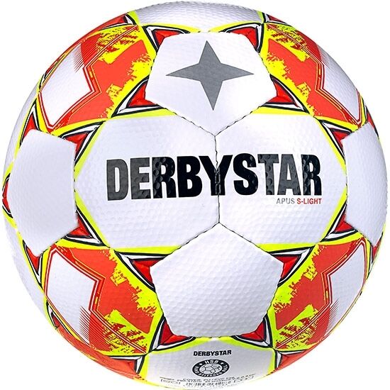 Kopie von Derbystar FB-APUS S-LIGHT Trainingsball weiss gelb rot 2024 5 #1 10er Paket Derbystar FB-APUS S-LIGHT Trainingsball weiss gelb rot 2024 3