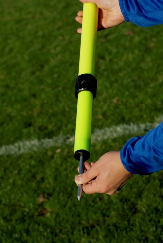 Lynxsport GmbH Höhenverstellbare Slalomstangen - 5er Set - mit Erdspieße