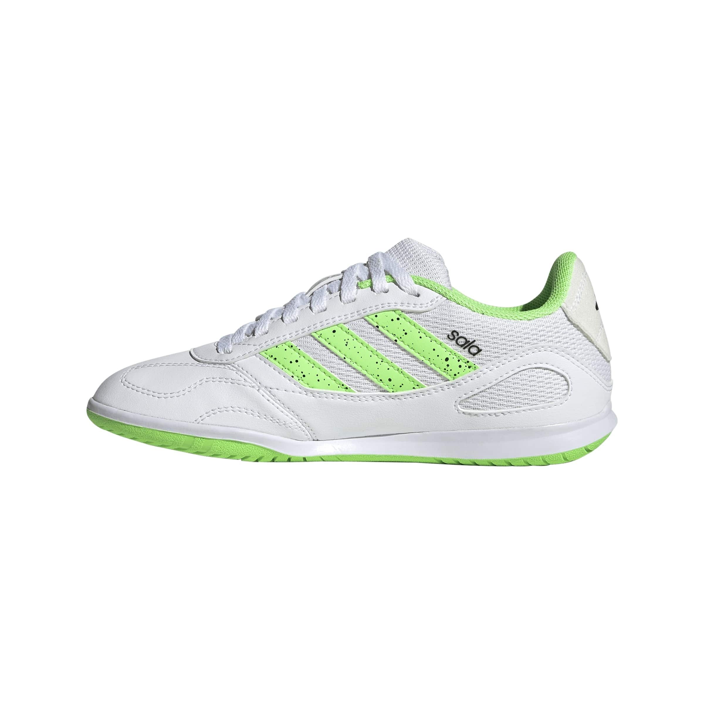 adidas SUPER SALA III Indoorschuhe Kinder JR5402 weiß/grün 5½ (38 2/3 EU)