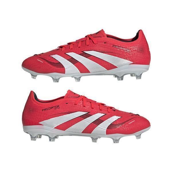 adidas Predator Pro FG Fussballschuhe rot/weiß 48 2/3