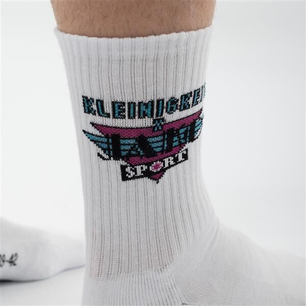 Retroragende Socken 2er Pack weiß 47-50