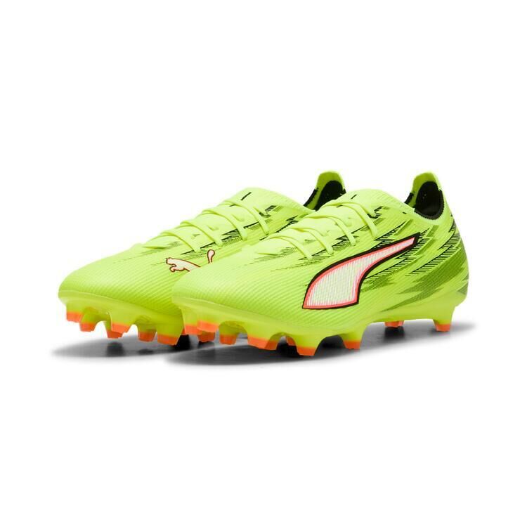 Puma Ultra 6 Match FG/AG Fussballschuhe yellow alert-puma black-glowing red-lime sque 46,5