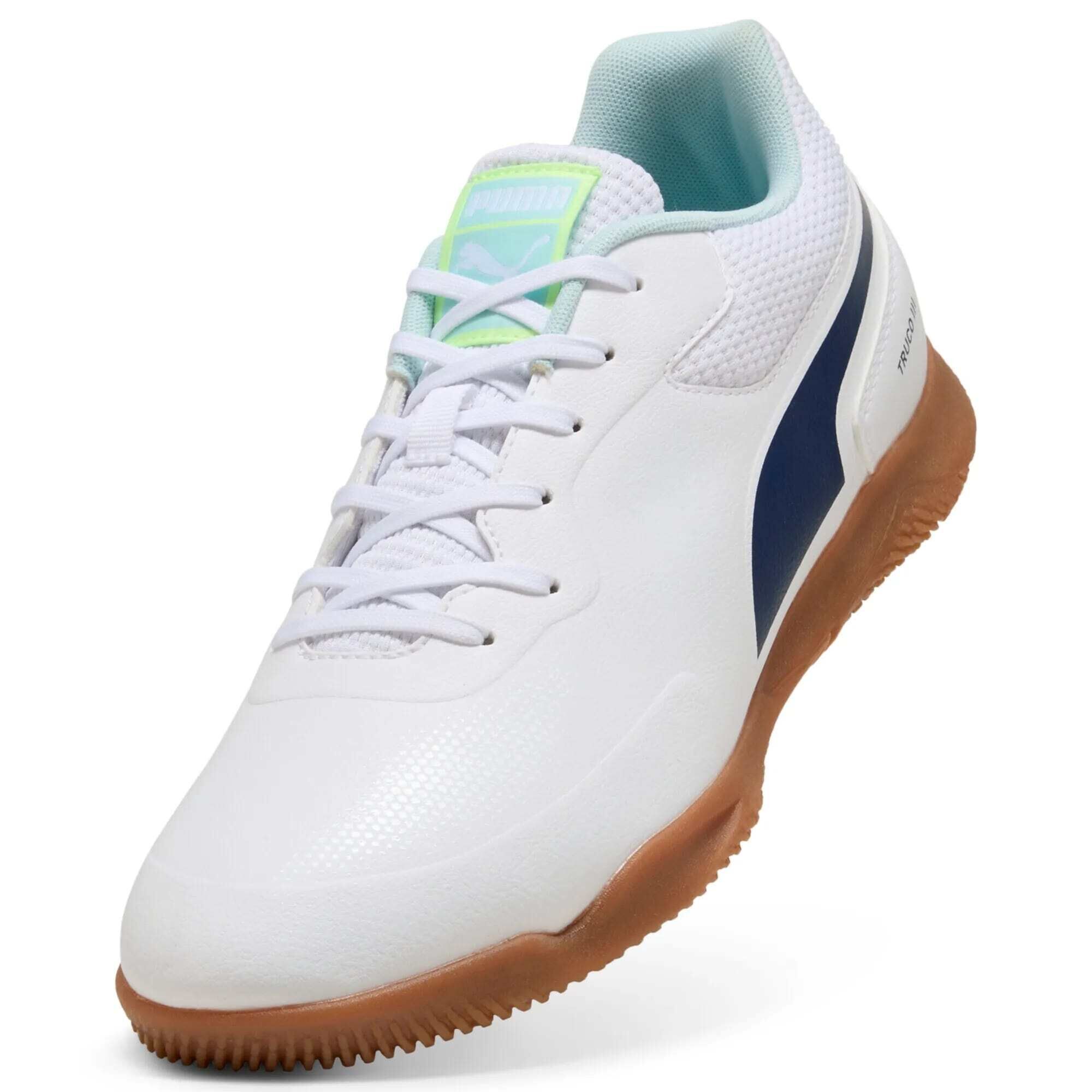 Puma Truco III Hallenschuhe puma white-aqua-fizzy light 47