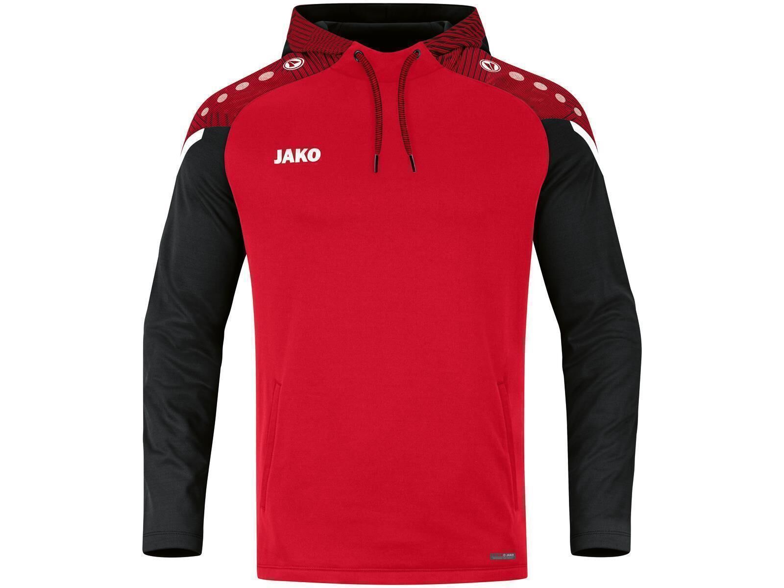 JAKO Kapuzensweat Performance 140 Rot/Schwarz