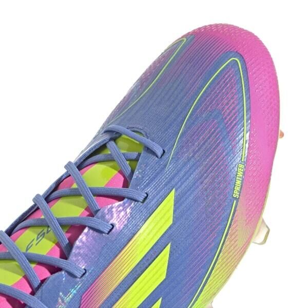 adidas F50 ELITE FG Fussballschuhe adidas F50 ELITE FG Fussballschuhe blau/gelb/pink 13 (48 2/3 EU)