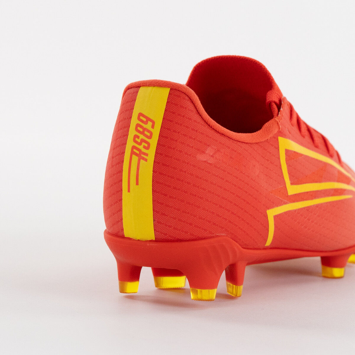 JAKO RS89 Academy FG/AG Fussballschuhe Kinder leuchtrot/orange/gelb 38,5