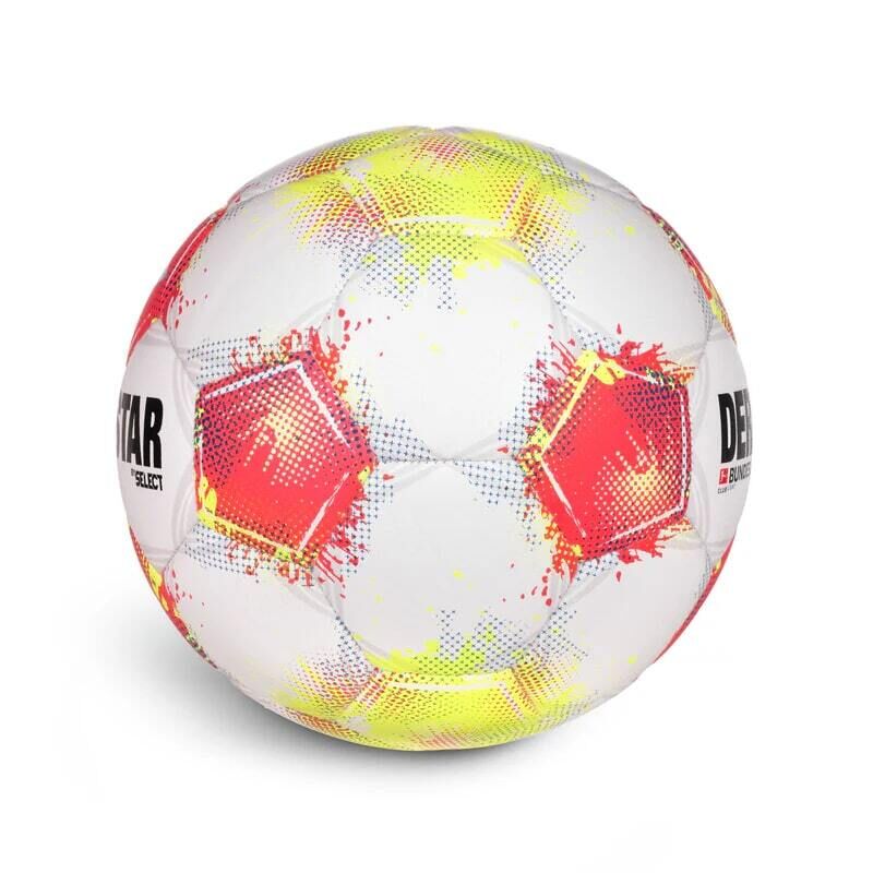 10er Ballpaket Derbystar Bundesliga Club Light v25 Trainingsball weiß/rot/gelb 5